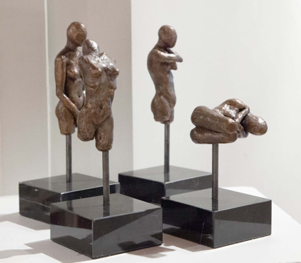 Grief series exhibit - bronze sculpture - sculpture - ©Lydia Charak