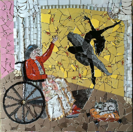 Dancer - mosaic - ©Lydia Charak