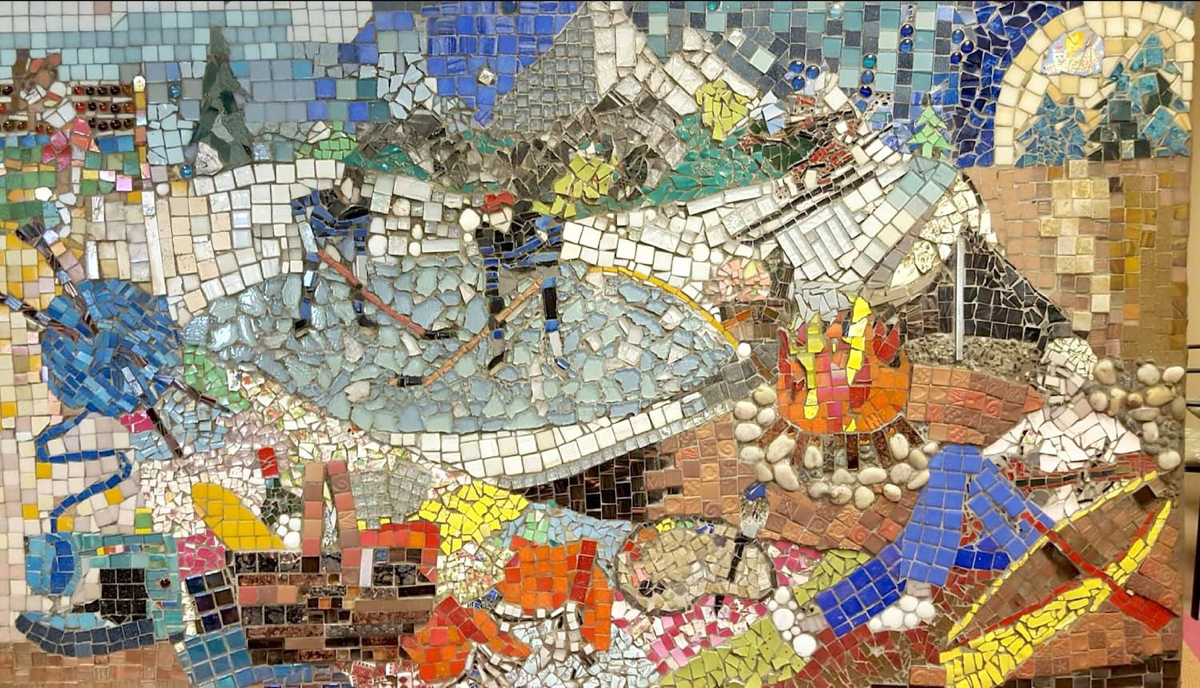 Mosaic - mixed media - &copy;Lydia Charak