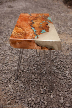 Side Table mixed-media - ©Lydia Charak