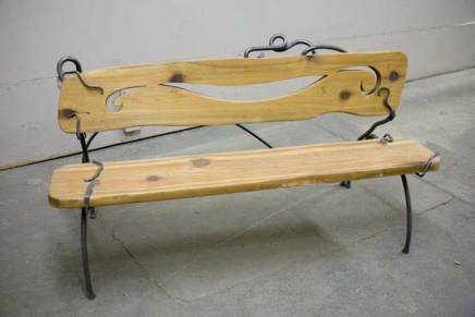 Garden bench 2 - mixed media - ©Lydia Charak