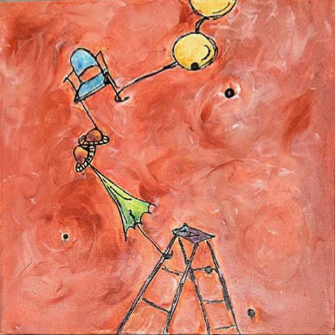 Balancing 2 - acrylic painting - &copy;Lydia Charak