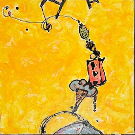 Balancing 3 - acrylic painting - ©Lydia Charak
