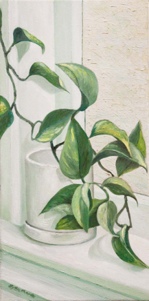 Plant still life - acrylic painting - ©Lydia Charak