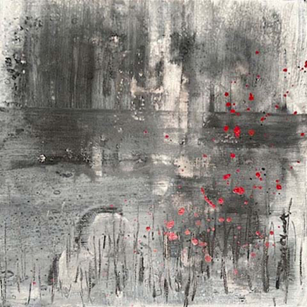 Snowstorm - acrylic painting - ©Lydia Charak
