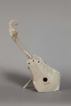 Cello front - mixed media sculpture - ©Lydia Charak