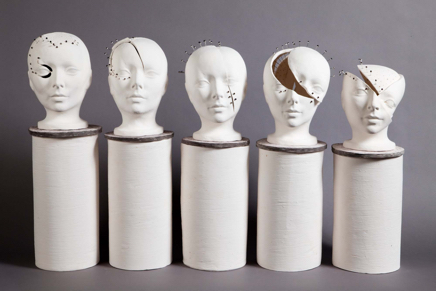 Suffering series - porcelain sculpture - ©Lydia Charak